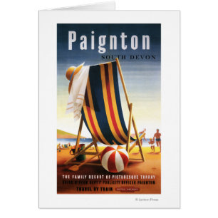 British Railways Beach voorzitter en Ball Poster