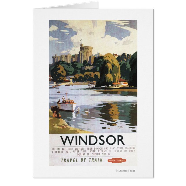 British Railways Windsor Castle Thames Poster (Voorkant)