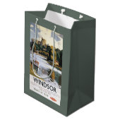 British Railways Windsor Castle Thames Poster Medium Cadeauzakje (Achterkant Gekanteld)