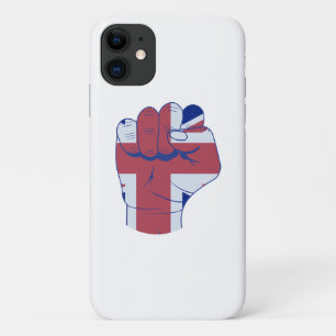British Raised Fist iPhone 11 Hoesje