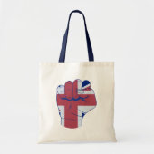 British Raised Fist Tote Bag (Voorkant)