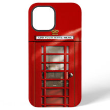 British Red Telephone Booth gepersonaliseerd