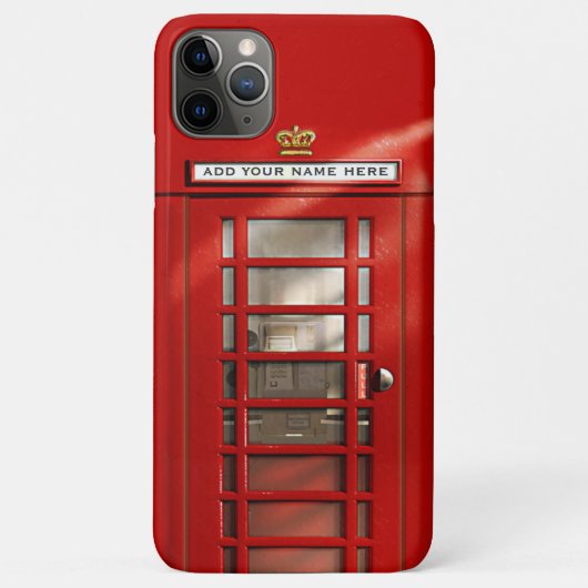 British Red Telephone Box op maat Case-Mate iPhone Case (Achterkant)