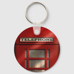 British Red Telephone Box Sleutelhanger