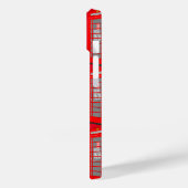 British Red Theme London Phone Booth Case-Mate iPhone Case (Achterkant / Links)