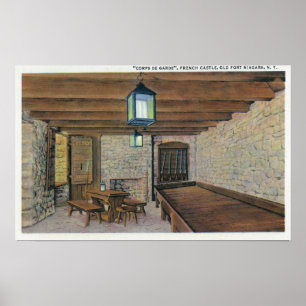 British Redoubt, Franse Barracks, Powder Magazin Poster