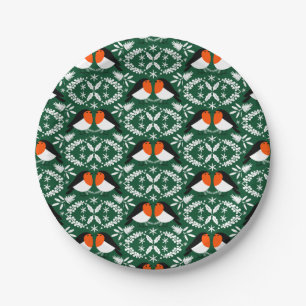 British Robin Redbreast Papieren Bordje