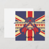British Rock - Invitation de carte (Devant / Derrière)
