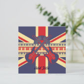 British Rock - Invitation de carte (Debout devant)
