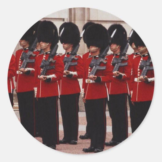 BRITISH RONDE STICKER (Voorkant)