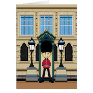 British Royal Palace Guards Card