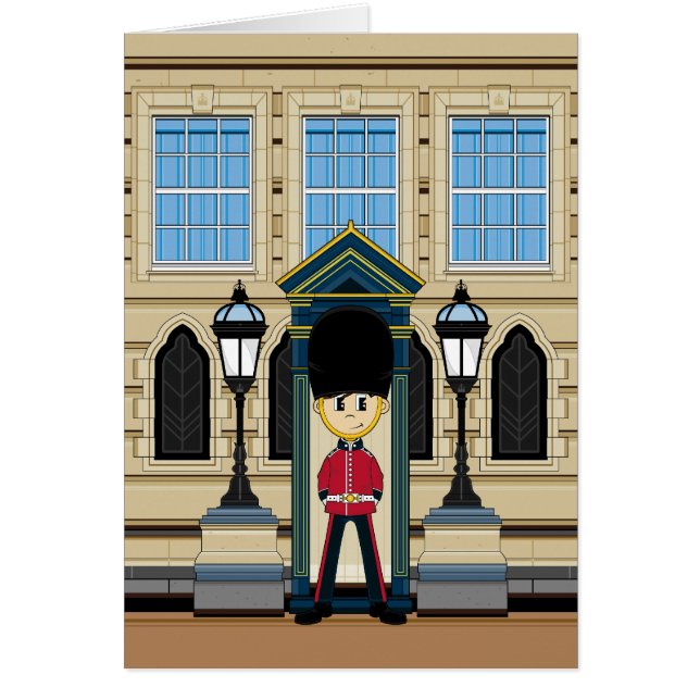 British Royal Palace Guards Card (Voorkant)