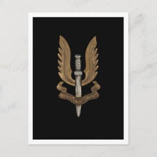 British SAS Briefkaart