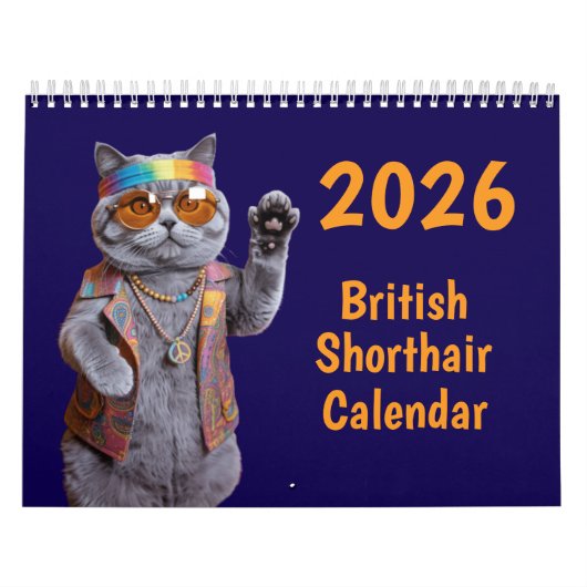 British Shorthair Calendar Kalender (Hoes)