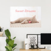 British Shorthair Cat Poster (Thuiskantoor)
