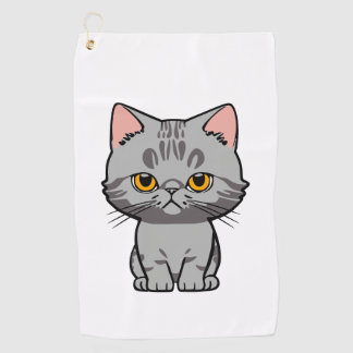 British Shorthair Golfhanddoek