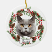 british shorthair keramisch ornament (Voorkant)