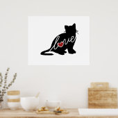 British Shorthair Love Poster (Keuken)
