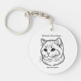British Shorthair Sleutelhanger