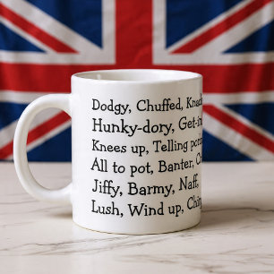 British Slang Extra Grote Beker