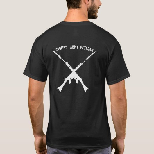 British SLR L1A1-geweer TShirt. T-shirt (Achterkant)