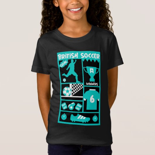 British Soccer T-Shirt (Voorkant)