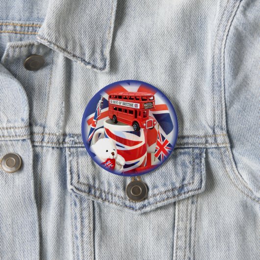British Souvenirs ~ Button (In situ)