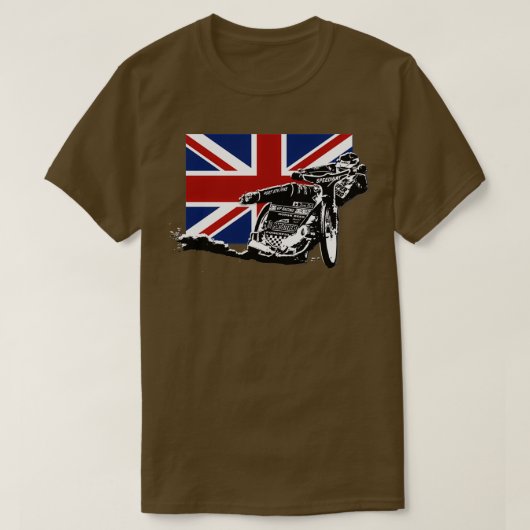 British Speedway Motorcycle Racing 1 T-shirt (Design voorkant)