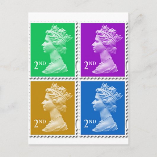 British Stamp Card Briefkaart (Voorkant)