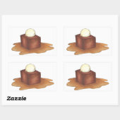 British Sticky Toffee Pudding Dessert Sticker (Vel)