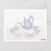 British Teatime ~ Briefkaart (Achterkant)