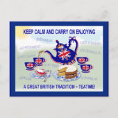 British Teatime ~ Carte postale (Devant)