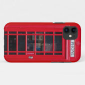 British Telephone Booth for Iphone cover (Achterkant (horizontaal))