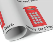 British Telephone Box Cadeaupapier (Rol Hoek)