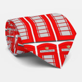 British Telephone Box Stropdas (Opgerold)