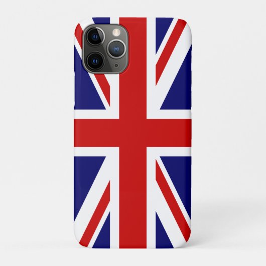 British UK Union Jack Drapeau iPhone 11 Pro Coque (Dos)