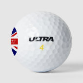 British Union Jack golfballset | Engelse trots Golfballen (Logo)