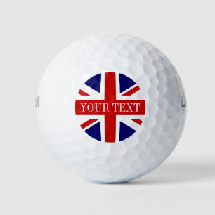 British Union Jack golfballset   Engelse trots Golfballen