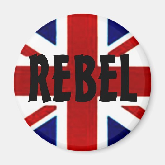 British/Union Jack REBEL Magnet (Devant)
