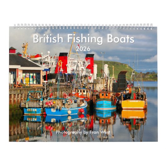 British Vissen Boats 2026 Kalender (Hoes)