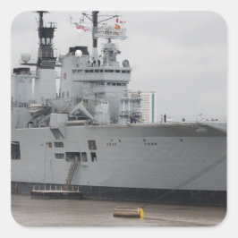 British Vliegtuig Carrier Vierkante Sticker