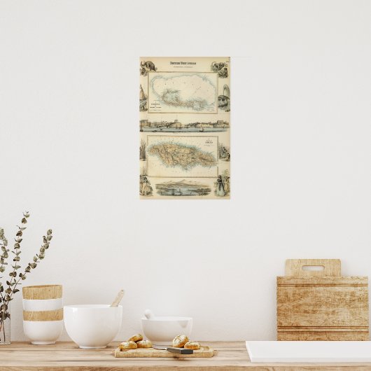 British West Indian Possessions Poster (Keuken)