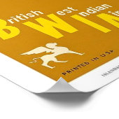 British West Indies Airways Poster (Hoek)