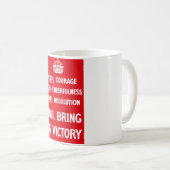 British WW2 Propaganda Koffiemok (Voorkant rechts)