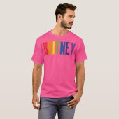 Britney Pride Rainbow T-shirt (Voorkant volledig)