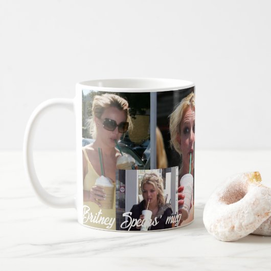 Britney Spears' mug (Avec donut)