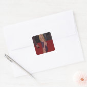 Britney Spears - Red Carpet Vierkante Sticker (Envelop)