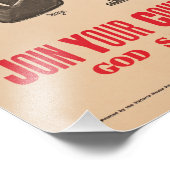 Britons Lord Kitchener wil je WWI Propaganda Foto Afdruk (Hoek)