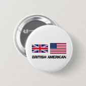 Brits Amerikaans Ronde Button 5,7 Cm (Voorkant /achterkant)