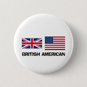 Brits Amerikaans Ronde Button 5,7 Cm